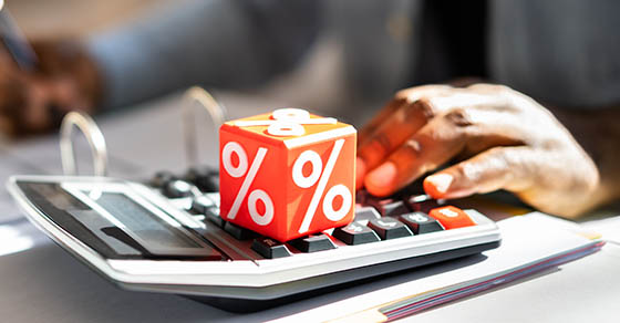 Corporate Tax And Interest Rate Percent. Calculating Percent