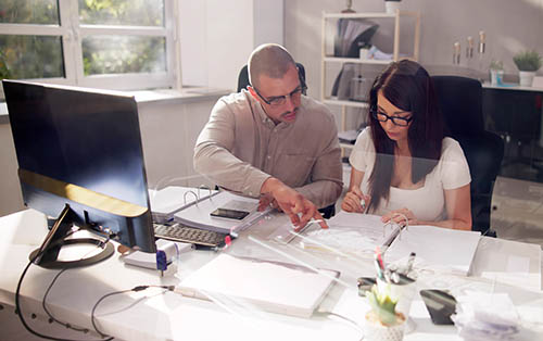 Business Accountant People Doing Tax Audit And Accounting